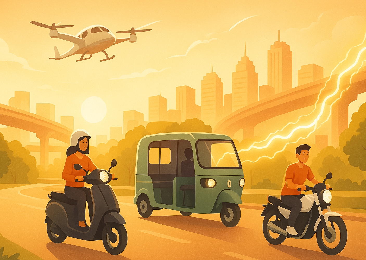 Landing page background showing a modern vehicle interface